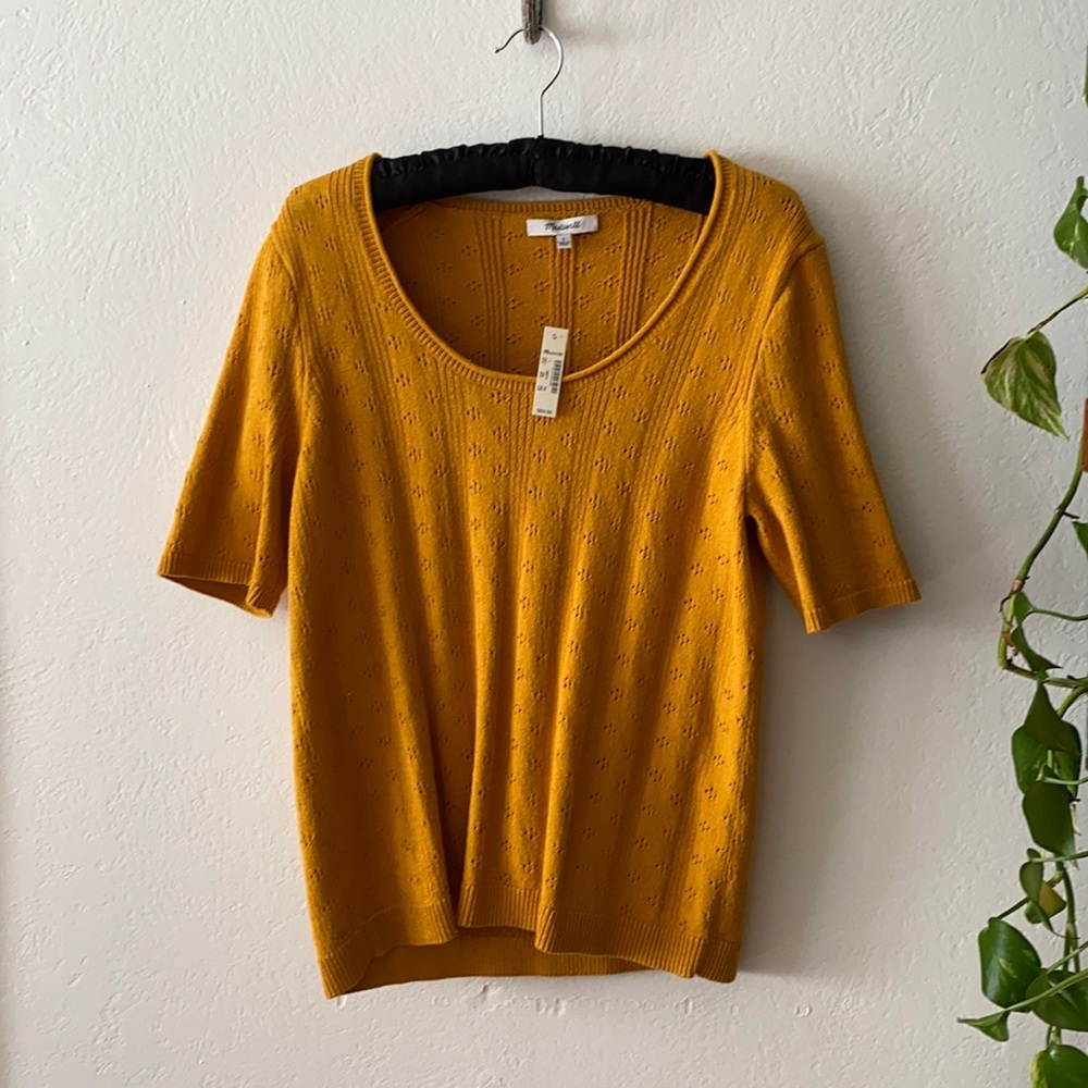 Madewell Mustard Sweater